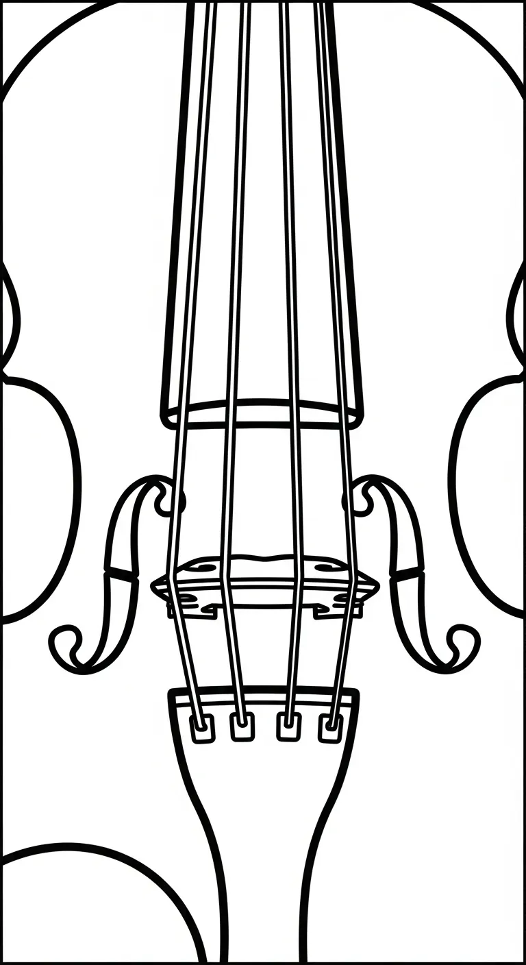 coloriage Violon et dessins