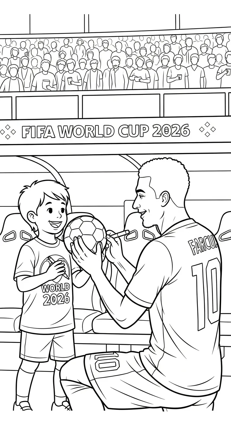 coloriage World Cup 2026 a telecharger 1