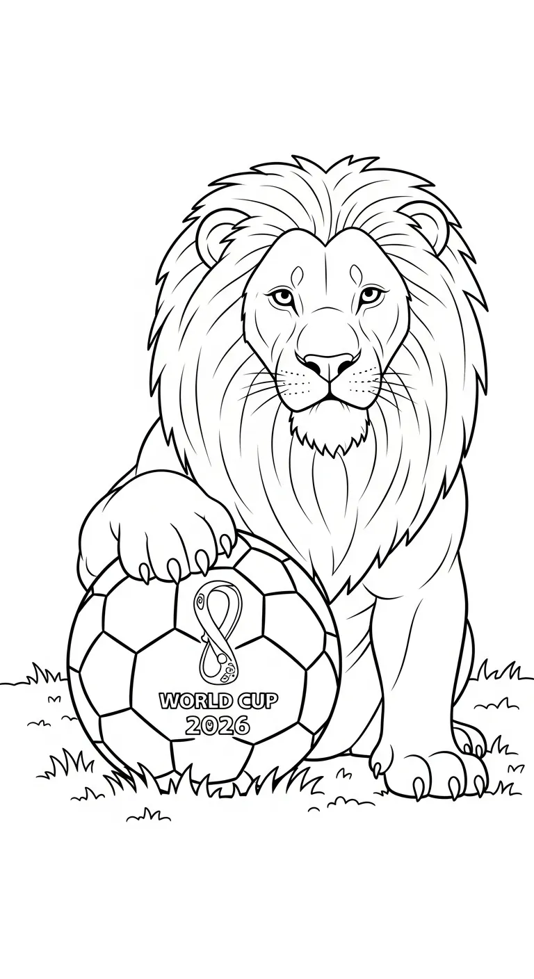 coloriage World Cup 2026 gratuit en ligne 2