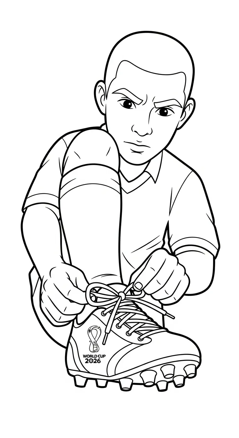 coloriage World Cup 2026 a dessiner et imprimer
