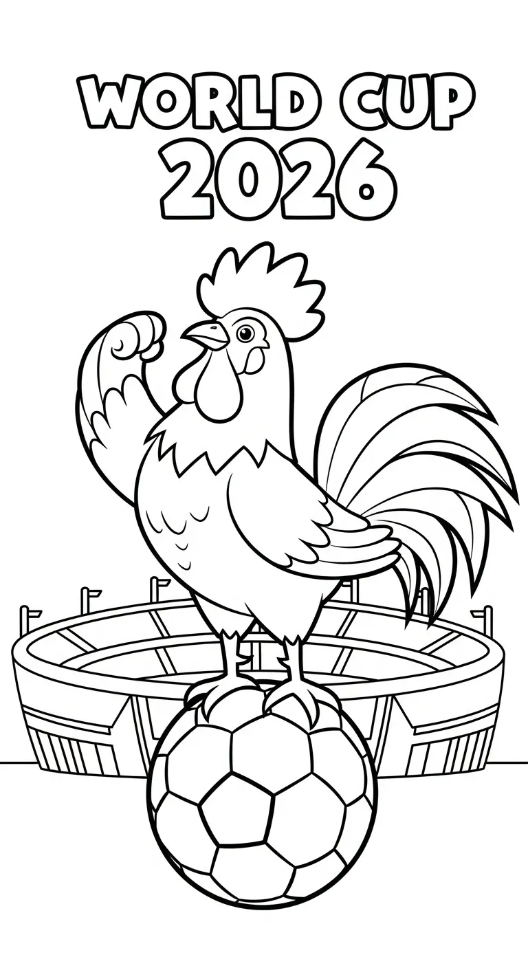 coloriage World Cup 2026 et apprentissage