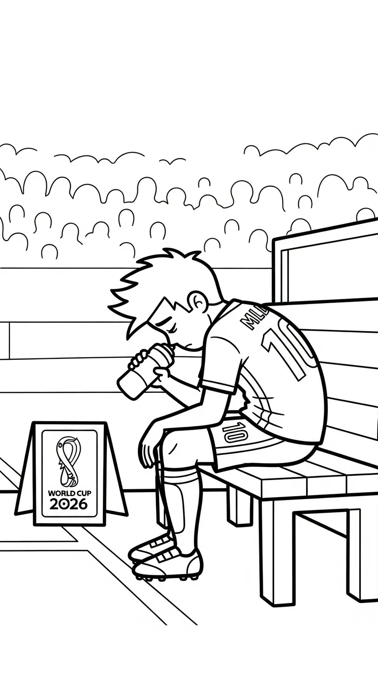 coloriage World Cup 2026 à imprimer gratuit