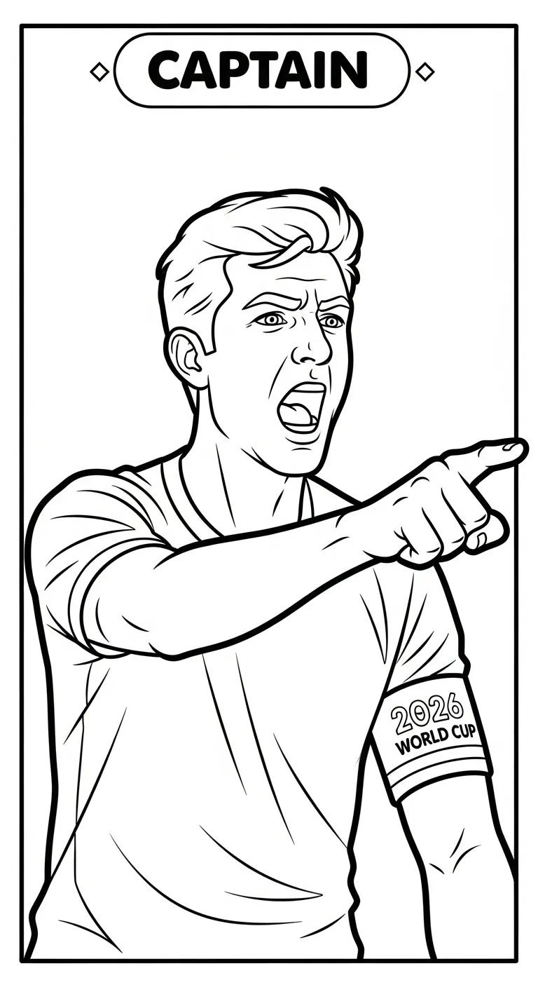 coloriage World Cup 2026 gratuit pour enfants 5