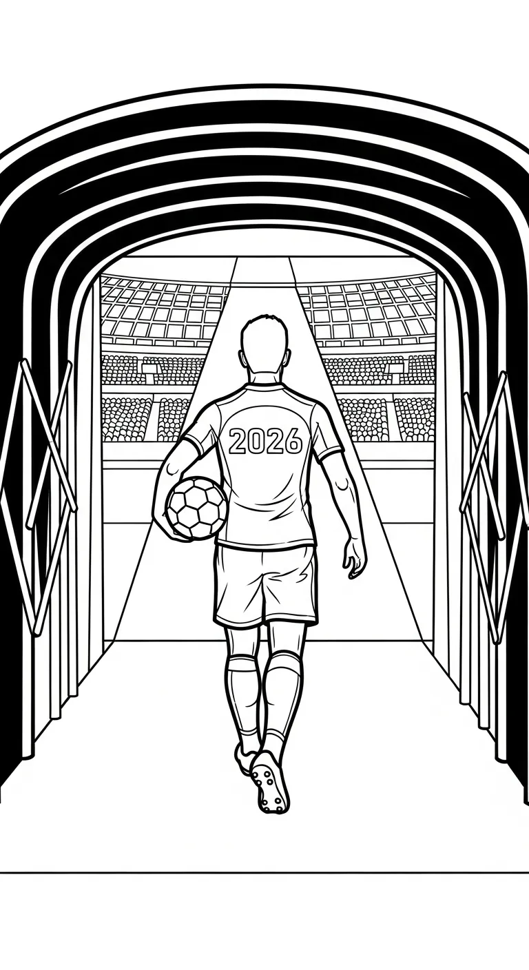 coloriage World Cup 2026 a imprimer gratuitement