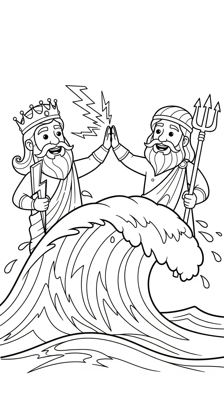coloriage Zeus en ligne