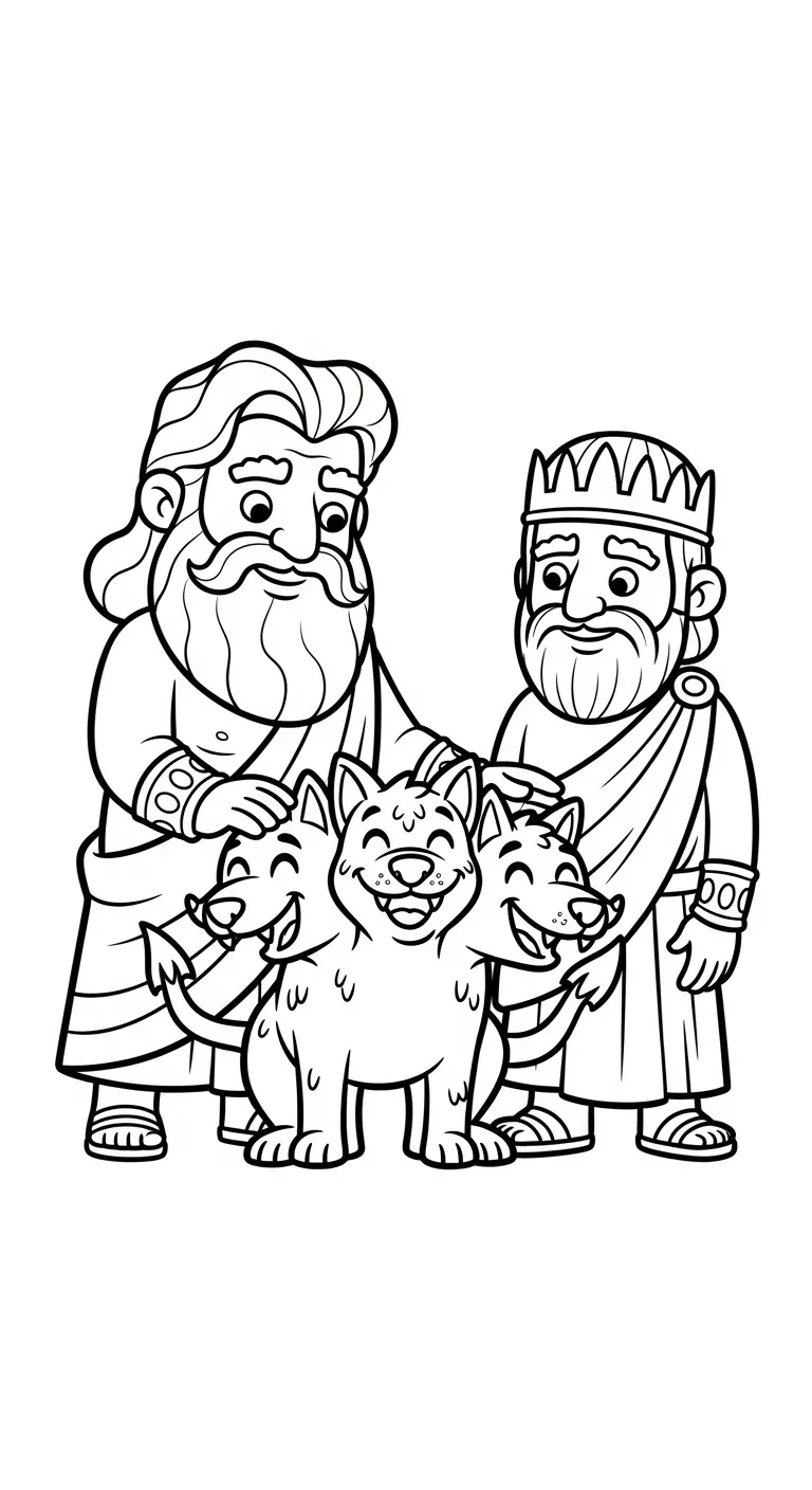 imprimer coloriage Zeus