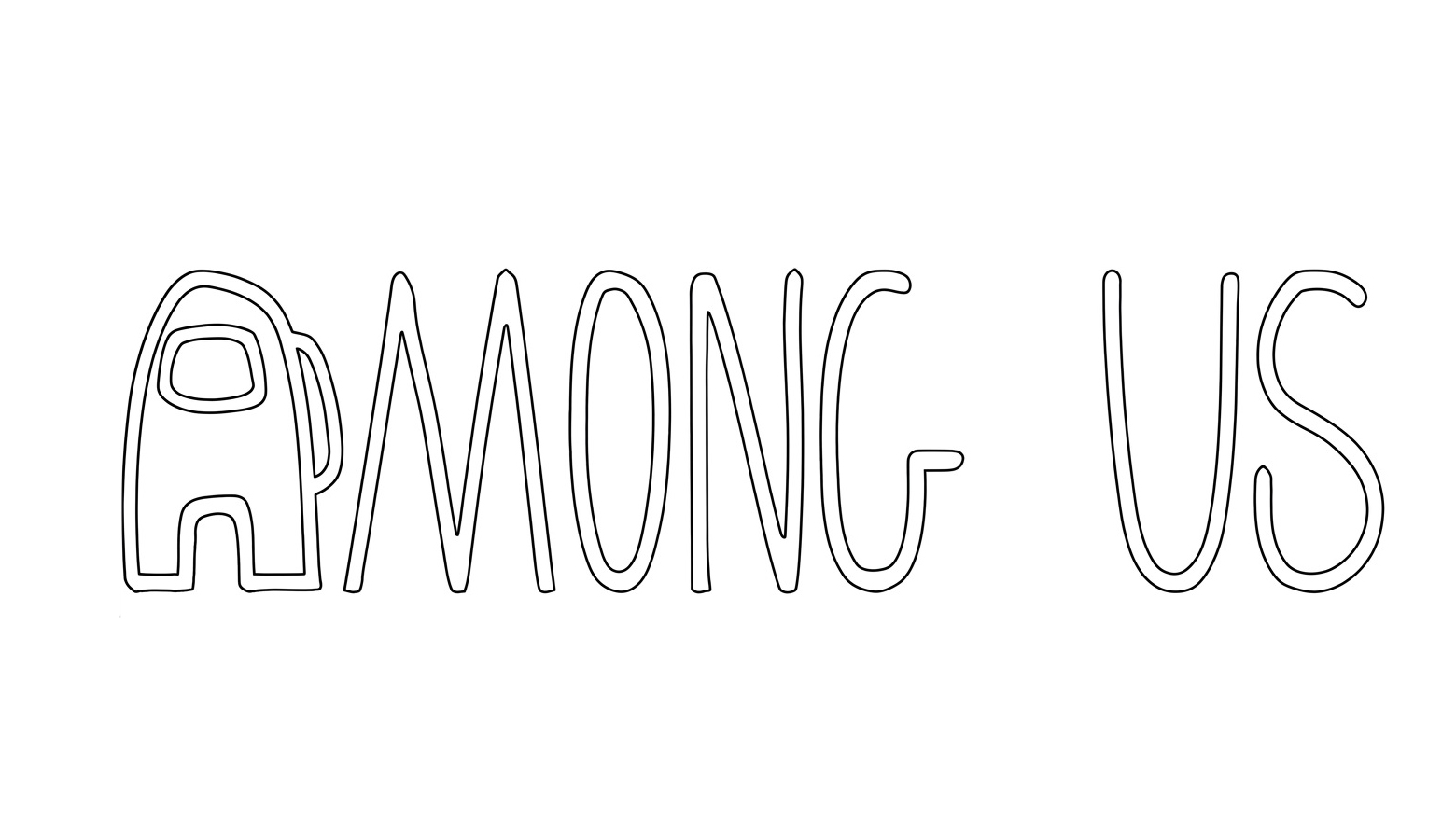 imprimer coloriage Among Us gratuit