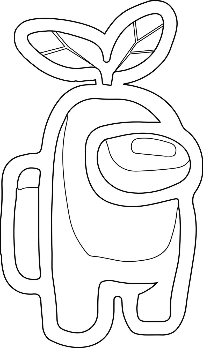 a imprimer coloriage Among Us gratuit