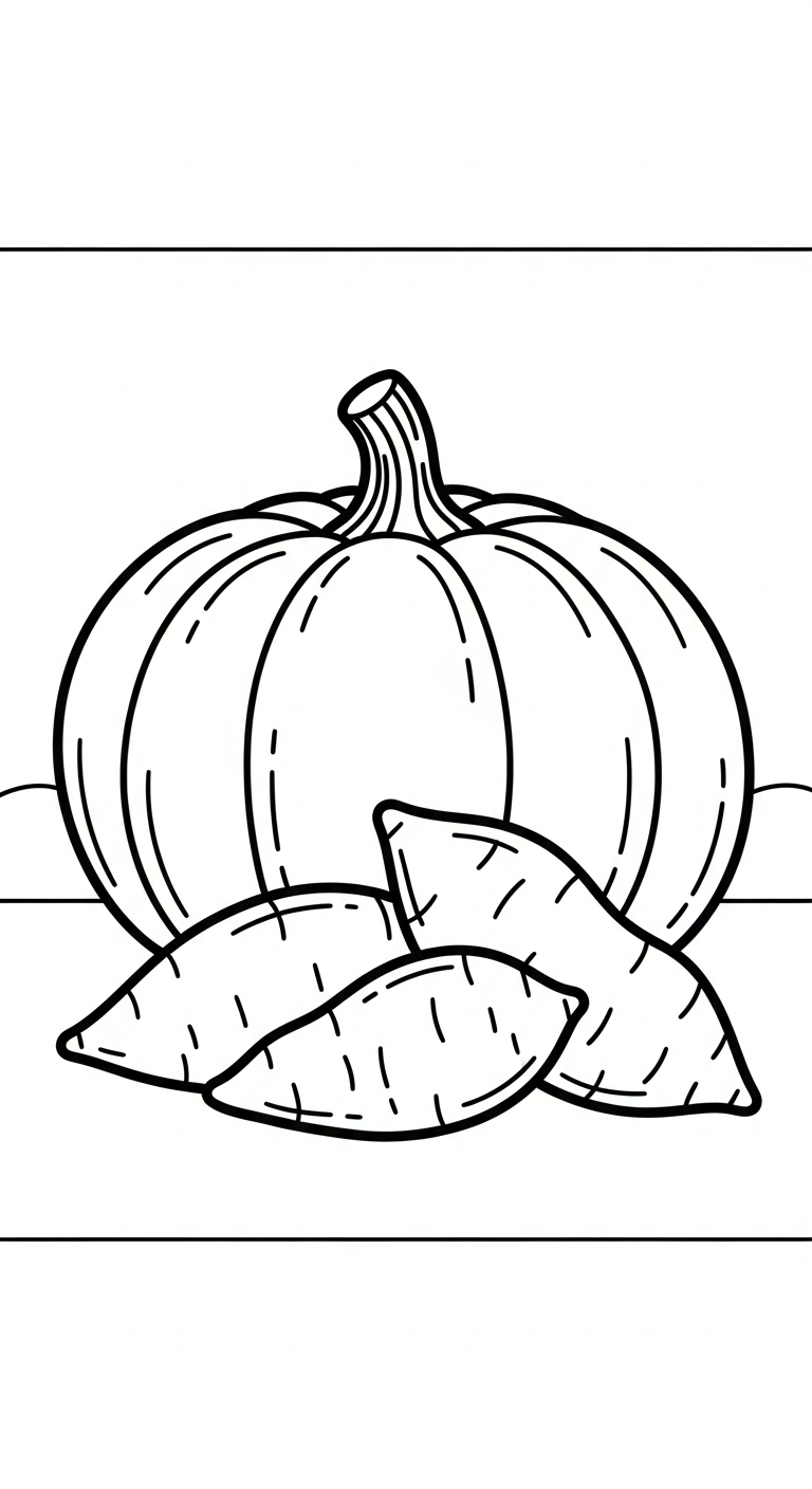 coloriage Legumes pour enfants 1