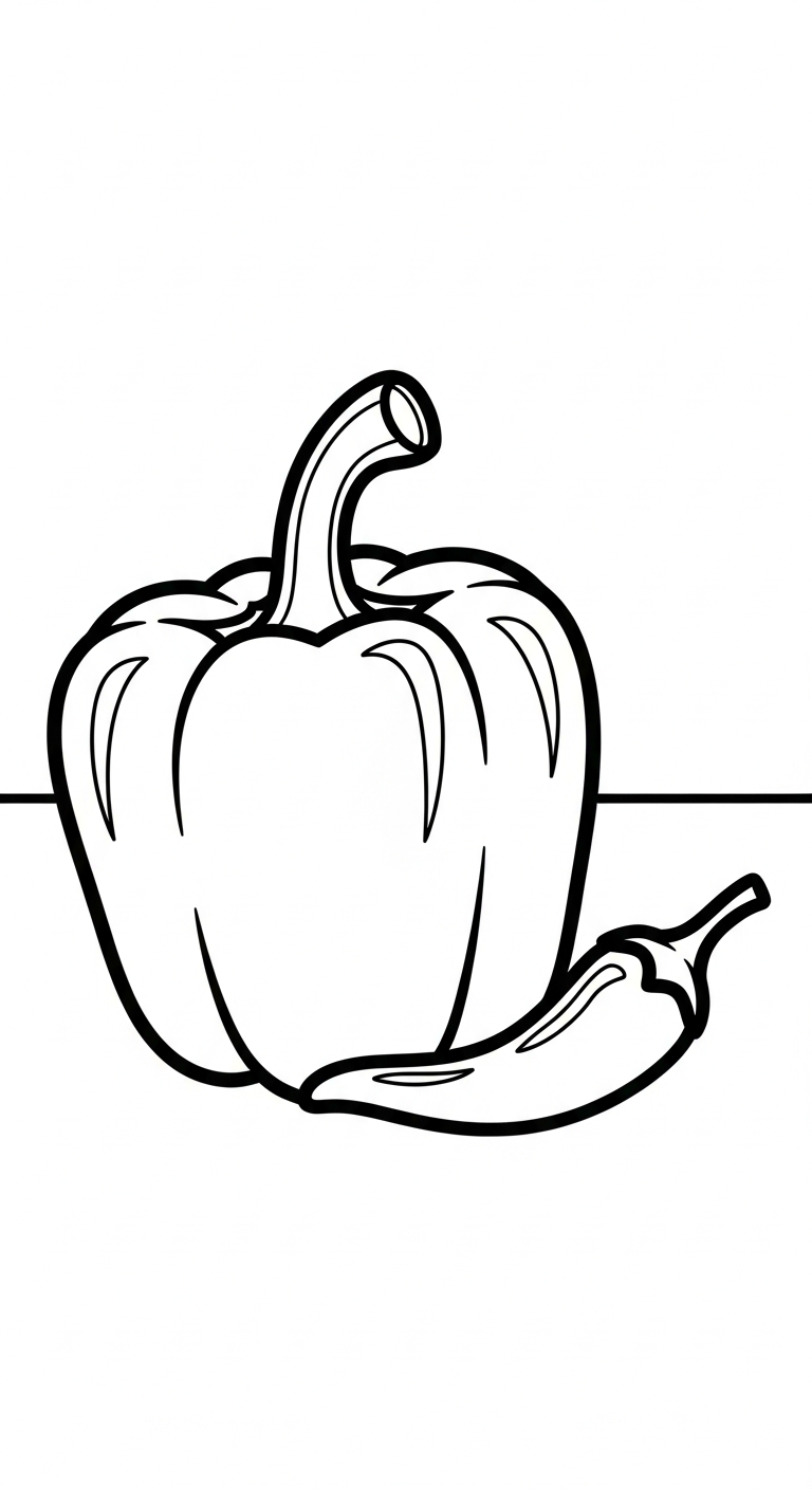 image de coloriage Legumes pour enfant 3