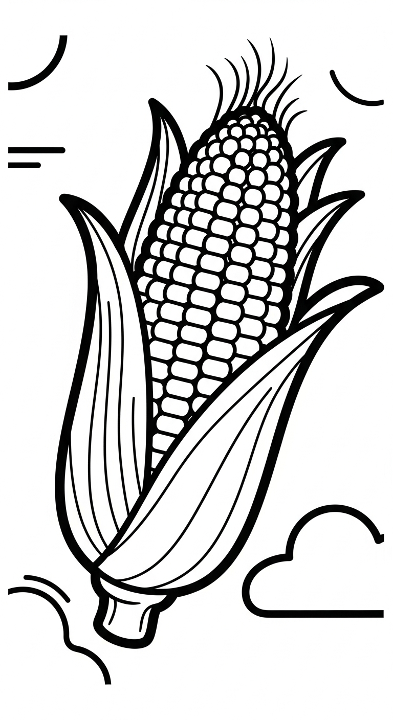 image pour coloriage Legumes enfant 1