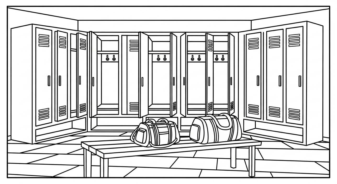 coloriage Stade à imprimer pour enfant de 12 ans