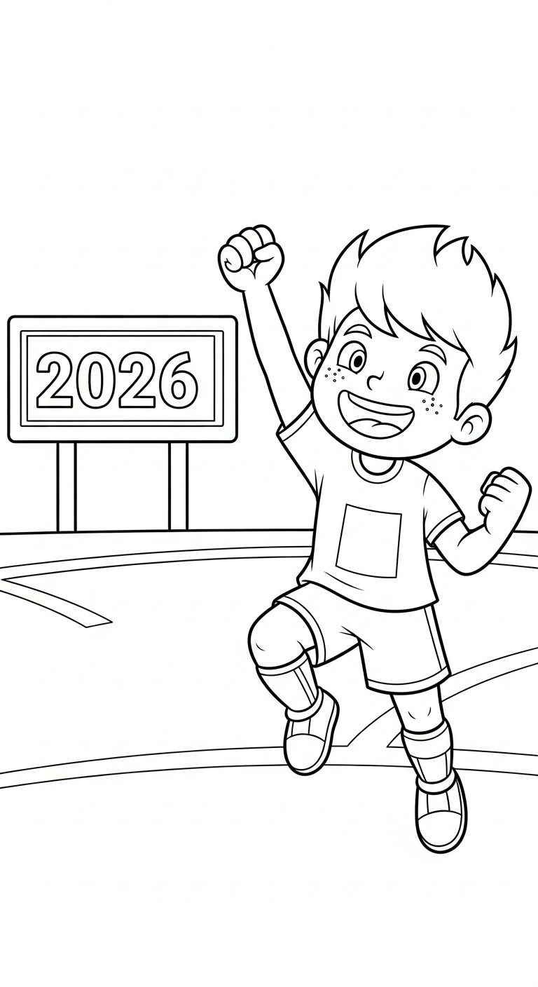 coloriage World Cup 2026 gratuit en ligne