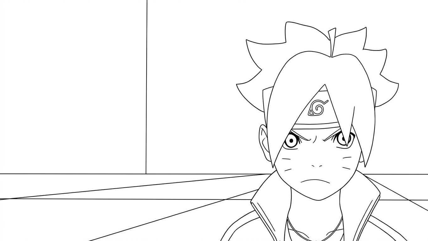 coloriage boruto updated gratuit
