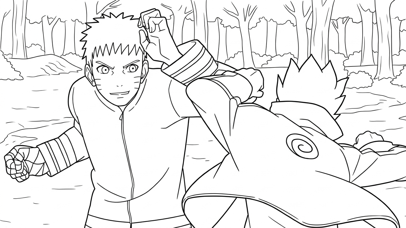 image pour coloriage boruto updated enfant 1