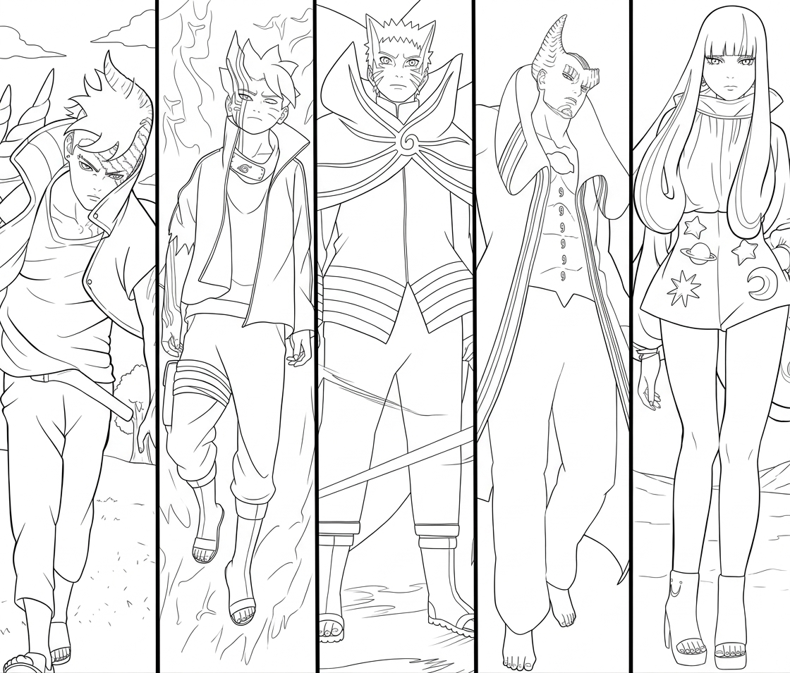 a imprimer coloriage boruto updated gratuit