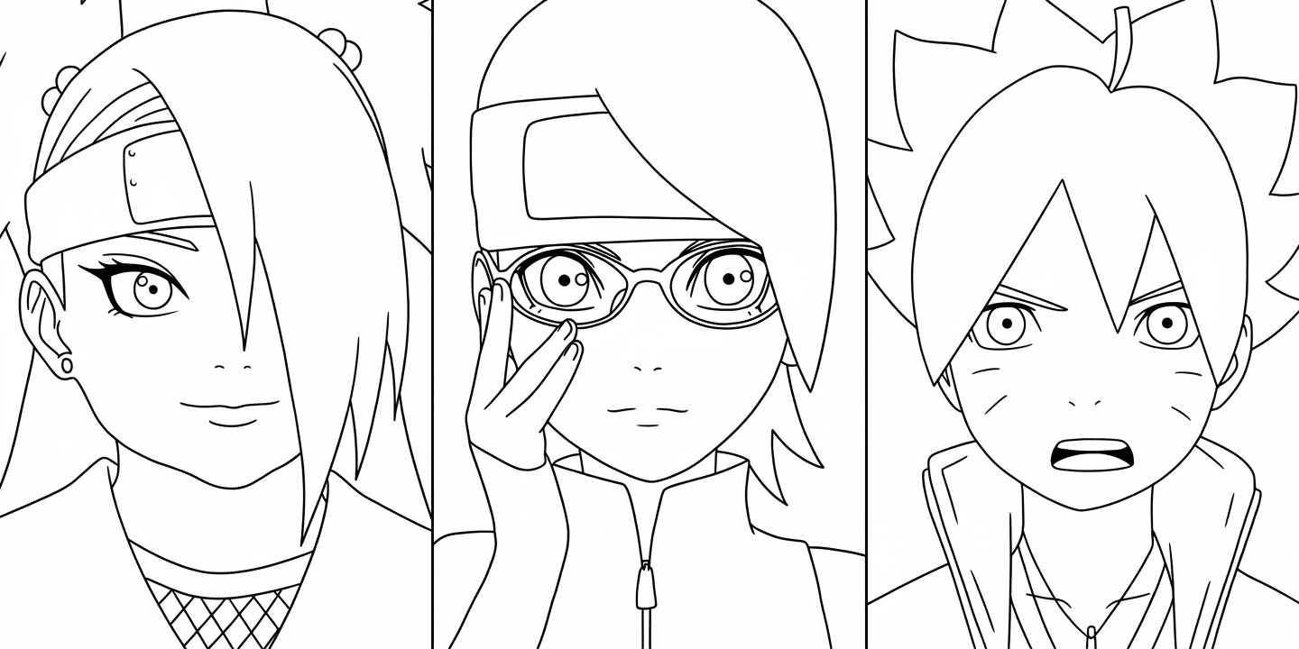 coloriage boruto updated pour enfants à télécharger 4