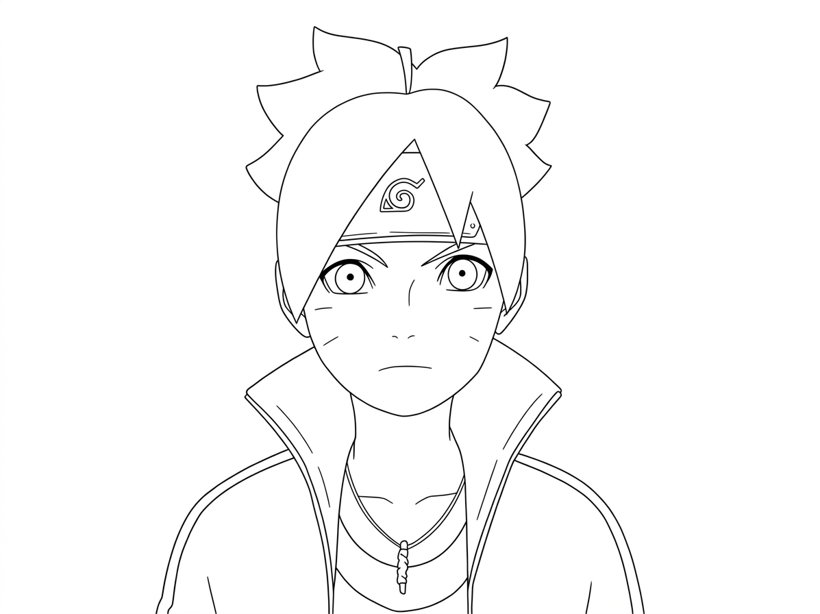 coloriage boruto updated gratuit a imprimer