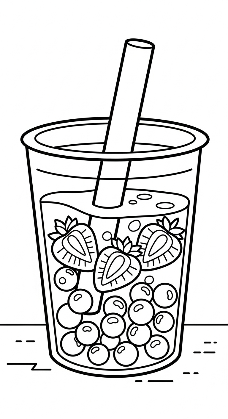 télécharger coloriage bubble tea updated gratuit 1