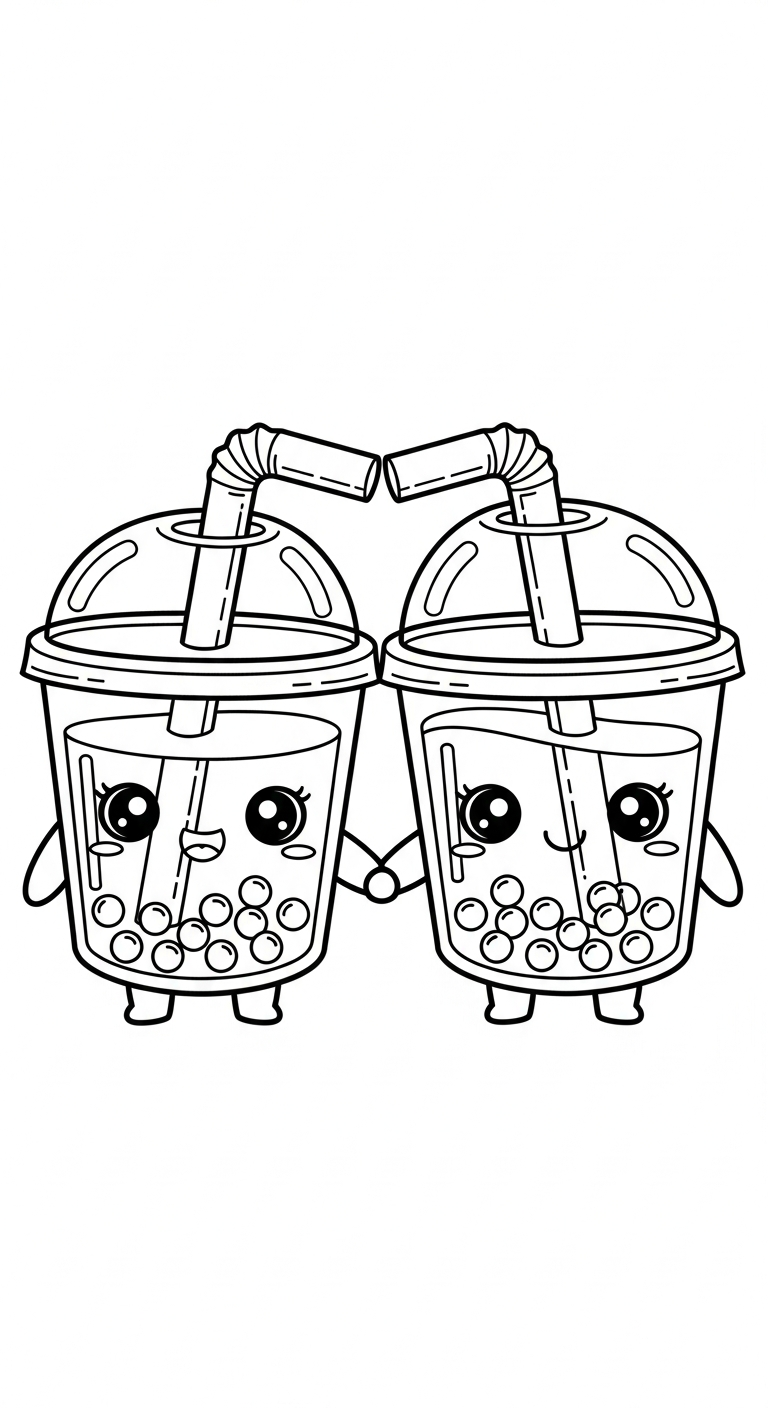 télécharger coloriage bubble tea updated gratuit