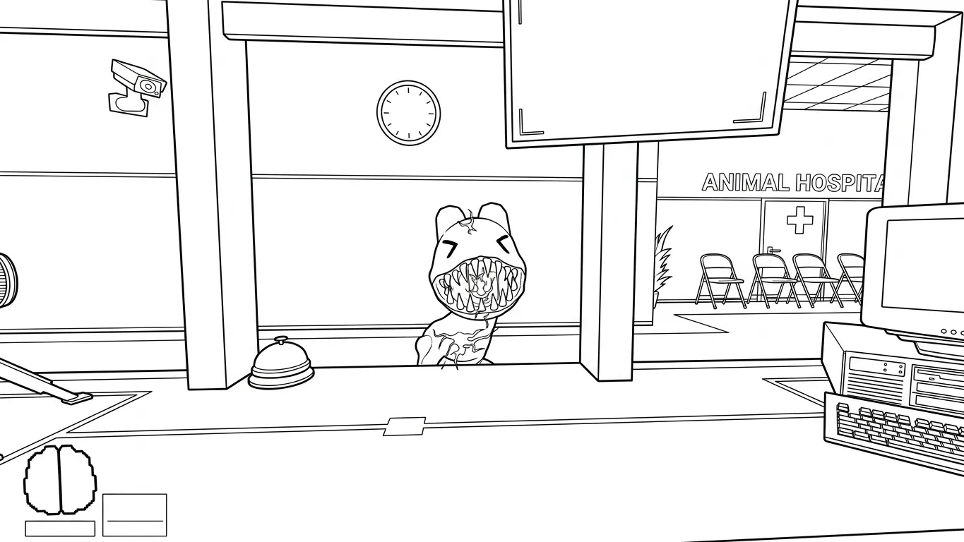 coloriage Animal Hospital en ligne pour enfant