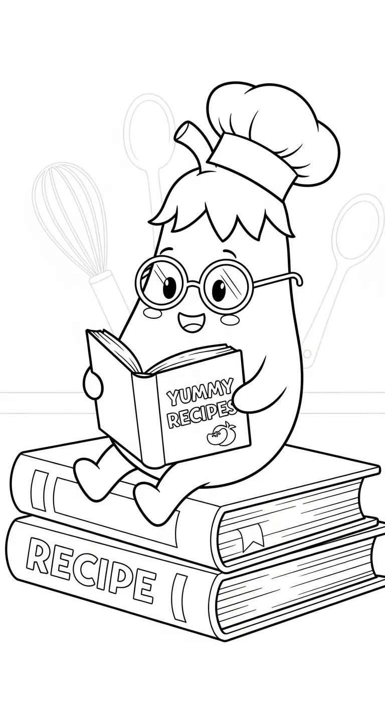 coloriage Aubergine pour enfant à imprimer