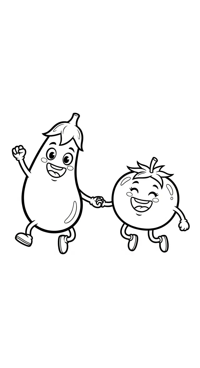coloriage Aubergine et dessins