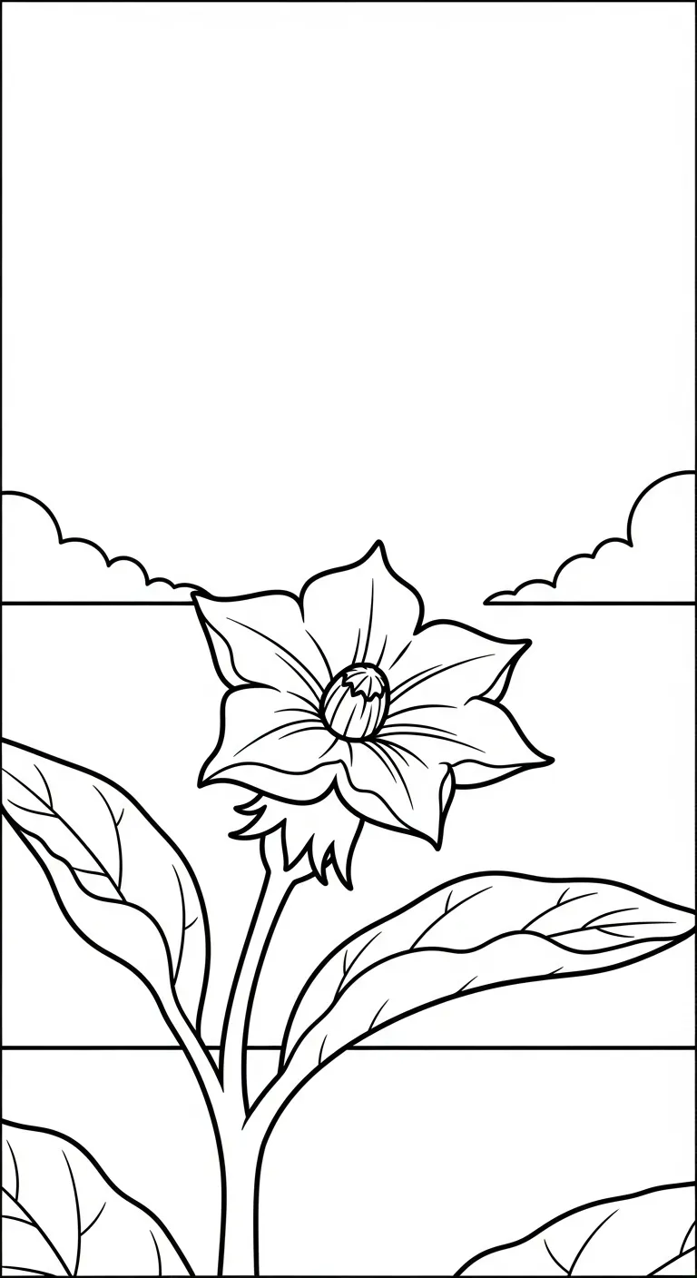 télécharger coloriage Aubergine gratuit 1