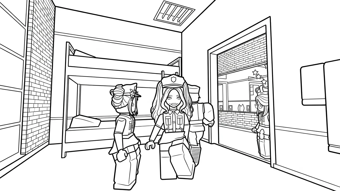coloriage Brookhaven à imprimer gratuitement