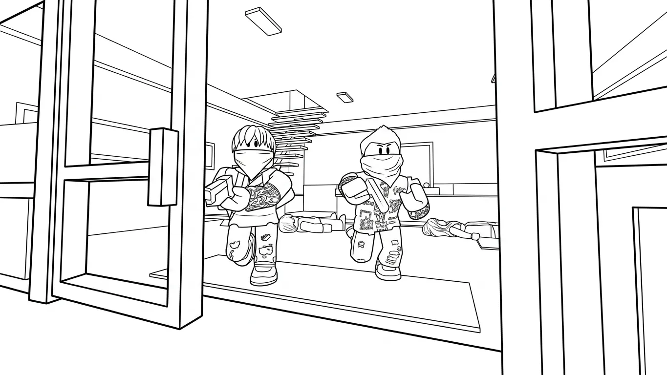 coloriage Brookhaven gratuit pour enfants 2