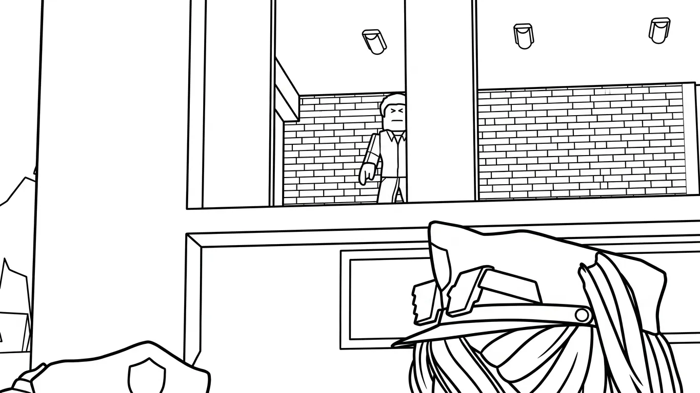 coloriage Brookhaven à imprimer pour enfant de 8 ans 2