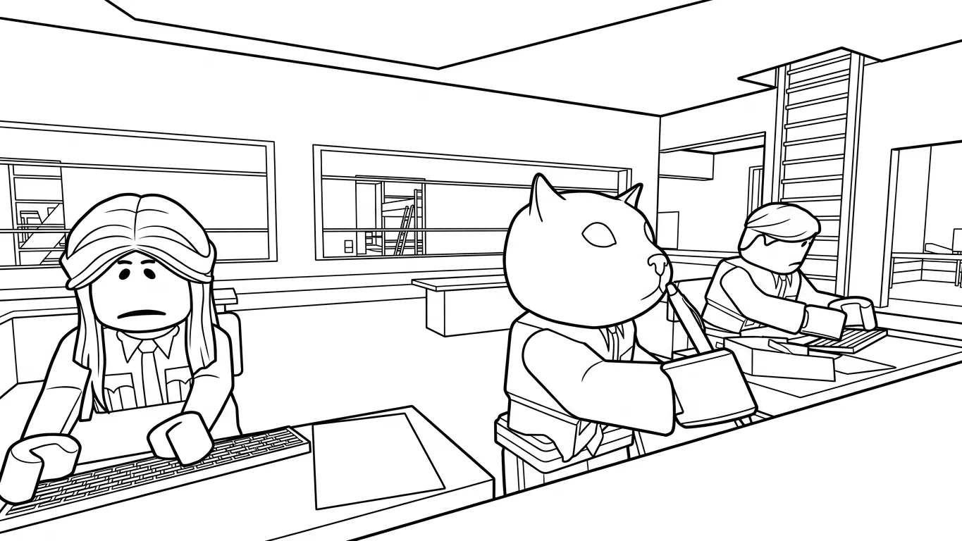 coloriage Brookhaven et dessins 1