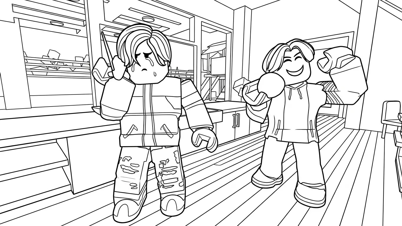 coloriage Brookhaven à imprimer pour enfants