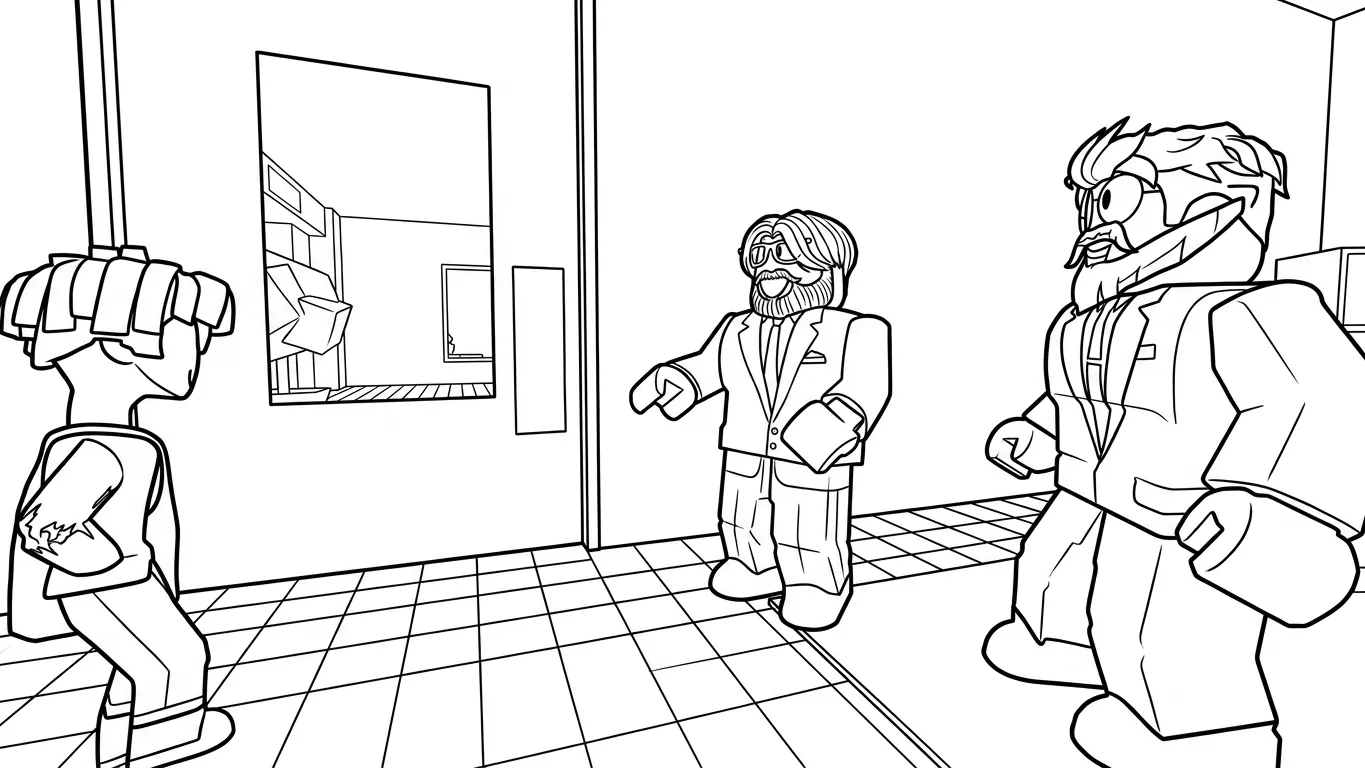 coloriage Brookhaven a imprimer gratuit