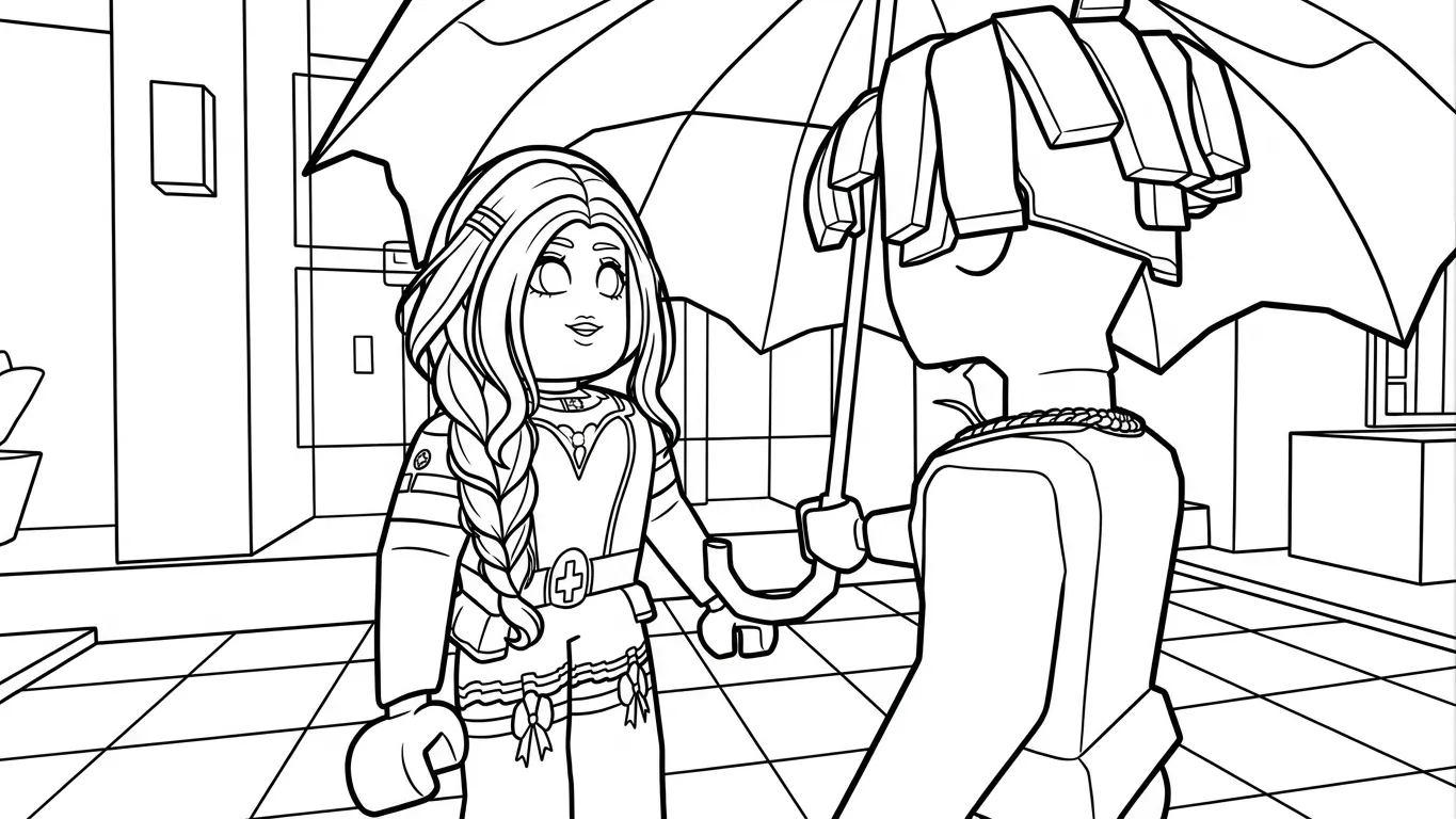 coloriage Brookhaven gratuit pour enfants