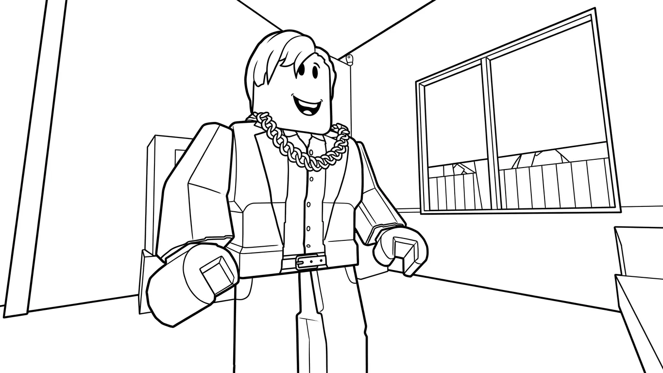 coloriage Brookhaven à imprimer pdf gratuit
