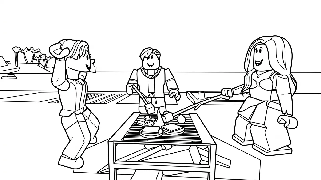 coloriage Brookhaven et dessins