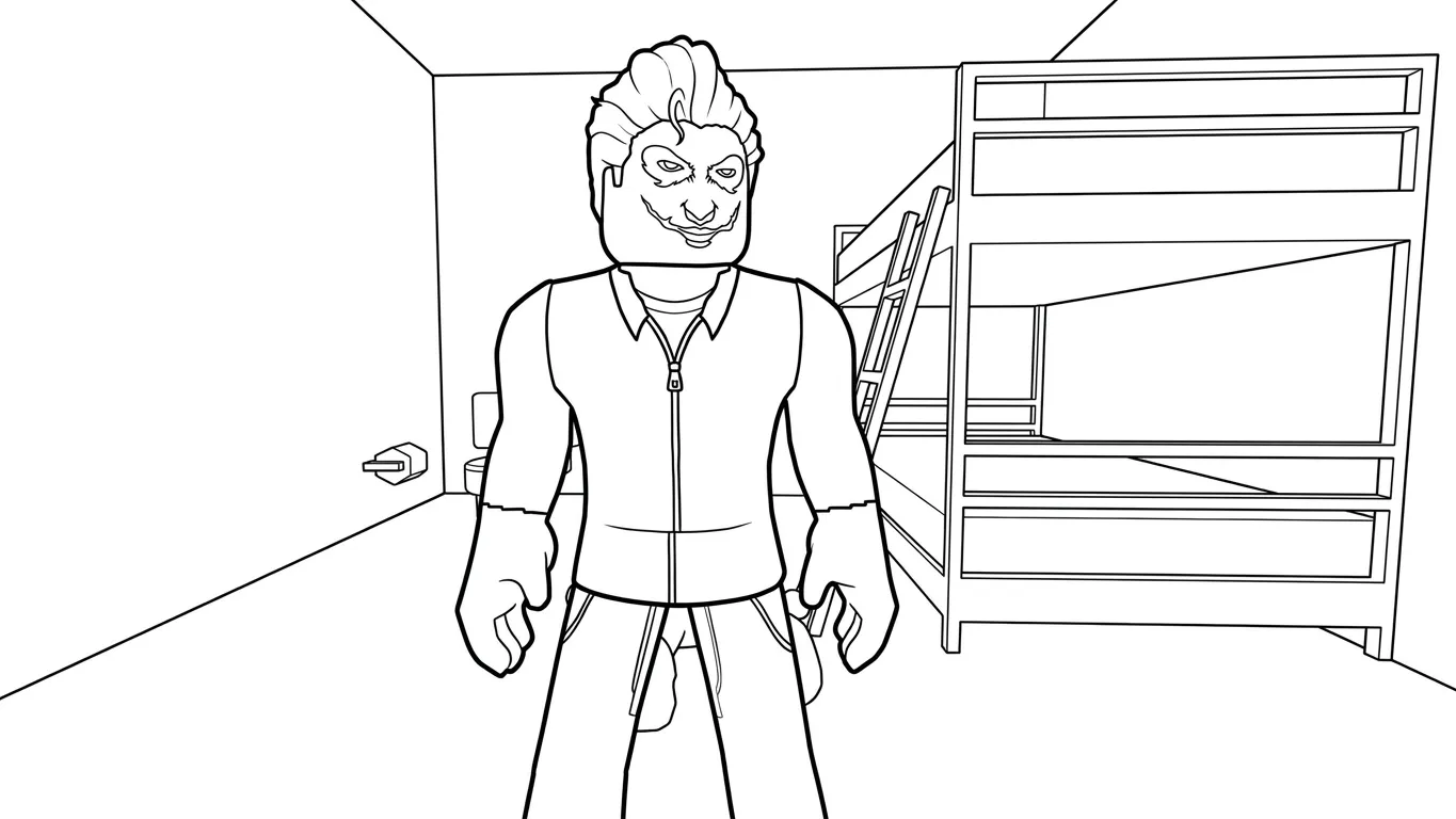 coloriage Brookhaven pour enfant de 7 ans