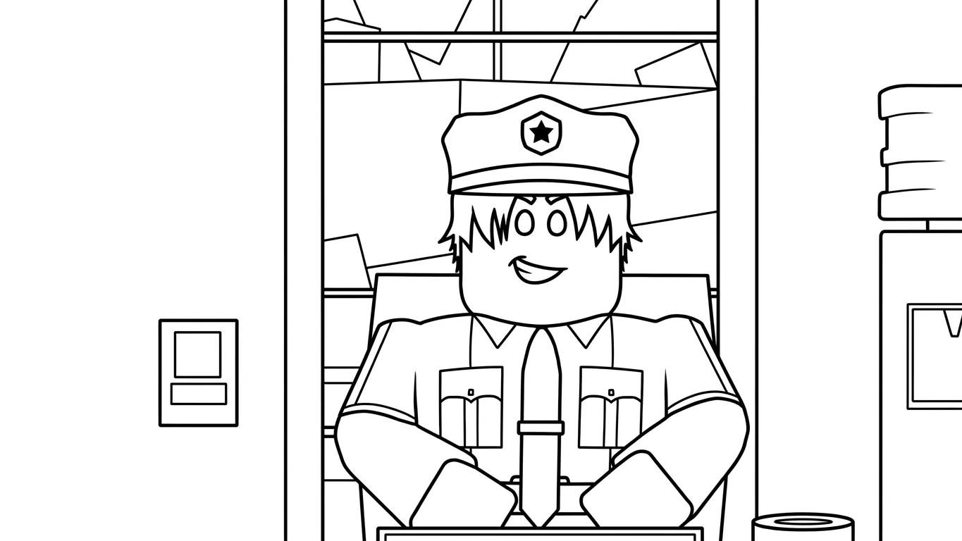 coloriage Brookhaven d'enfant a imprimer 1