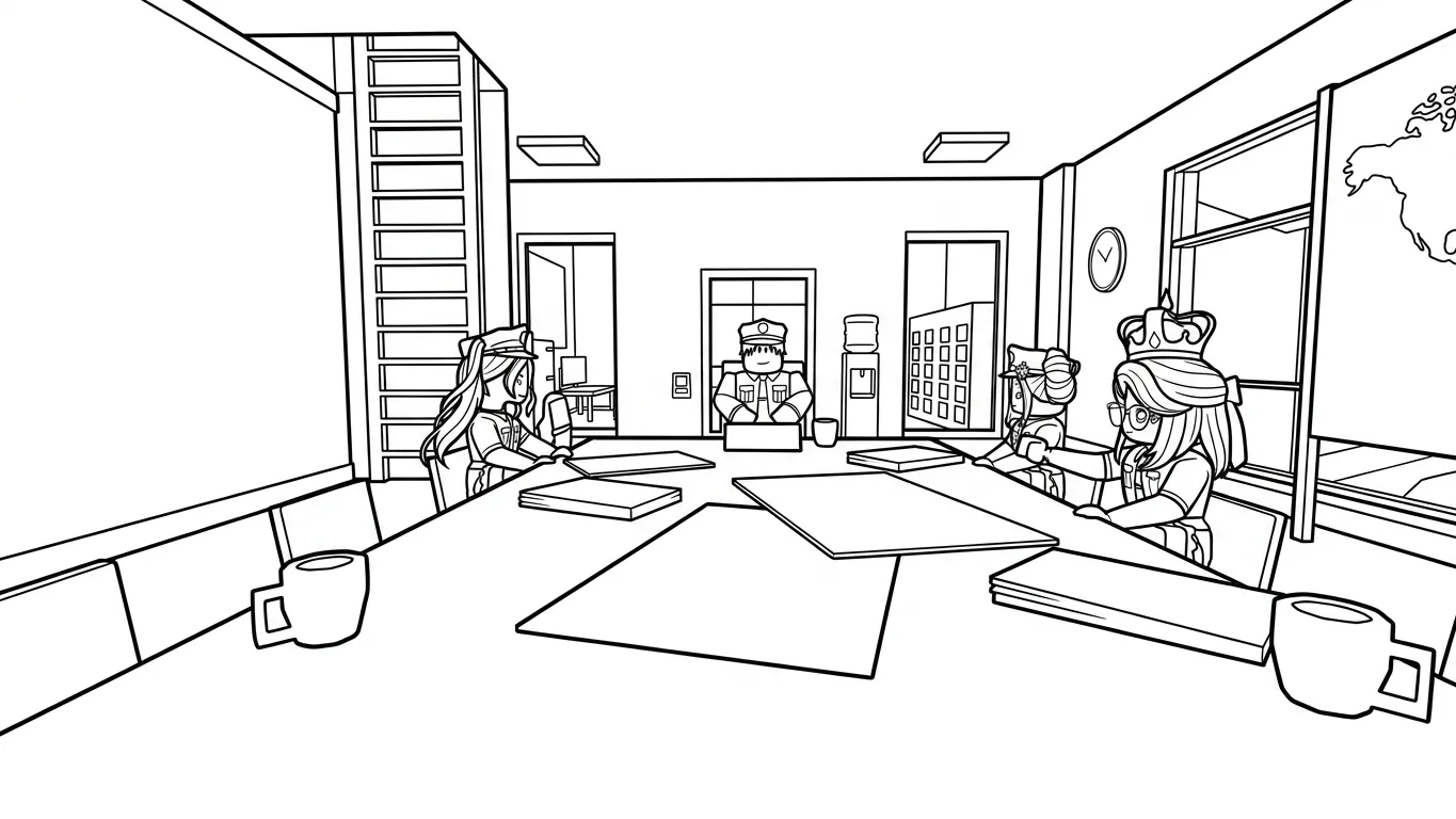 coloriage Brookhaven et dessin a imprimer 2