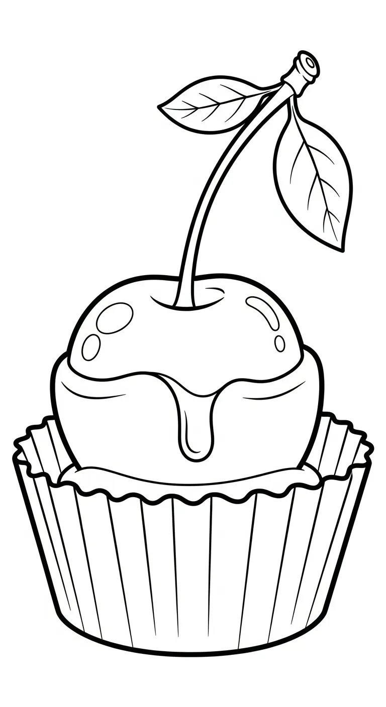 coloriage Cerise a imprimer gratuitement 1