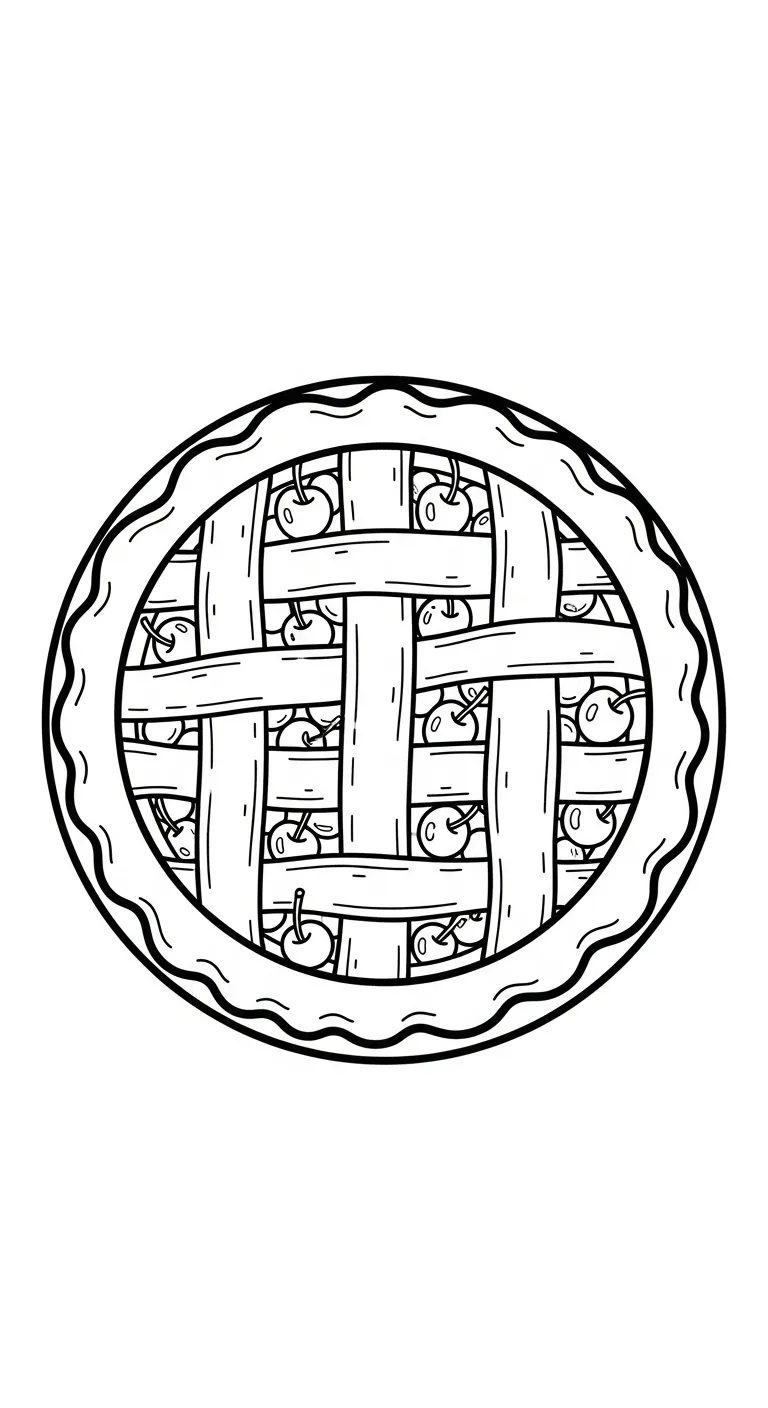coloriage Cerise pour enfants a imprimer gratuit 1