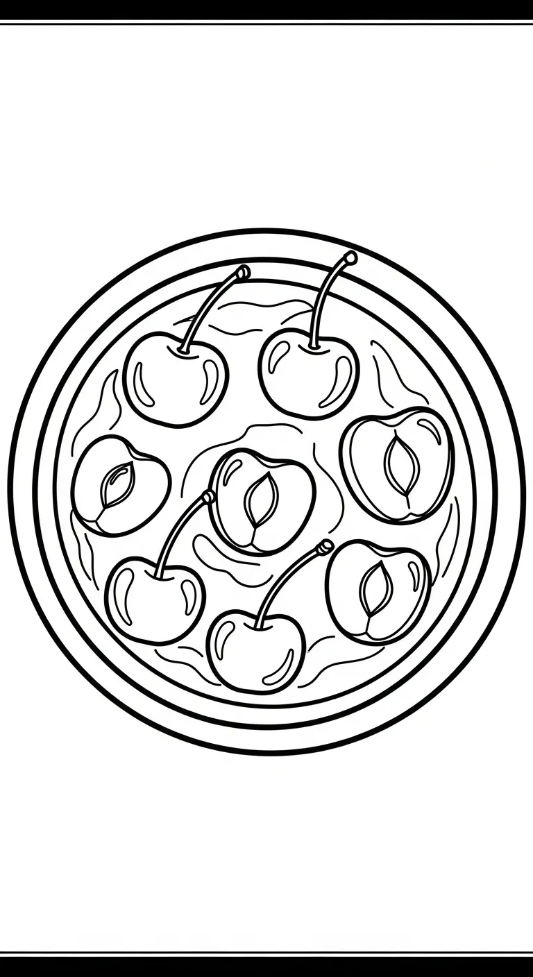 coloriage Cerise a imprimer gratuitement 2