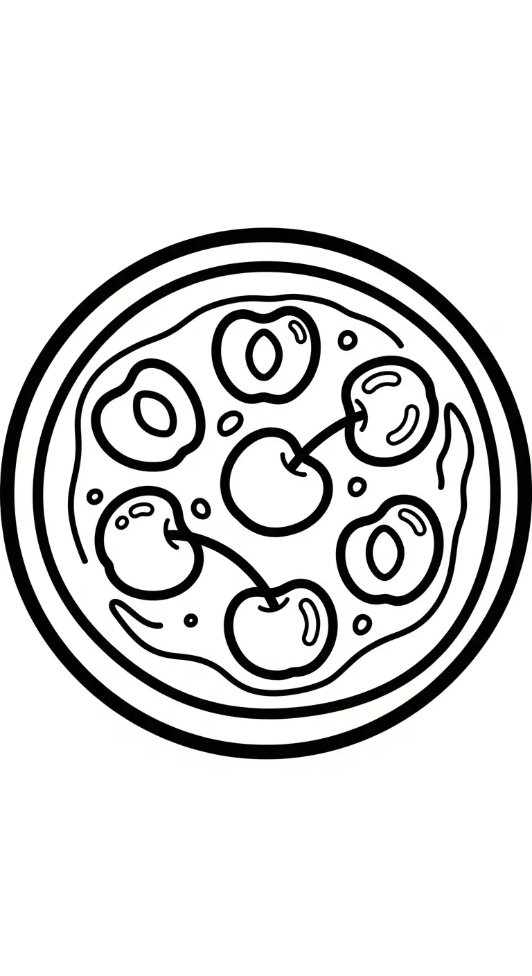 coloriage Cerise pour enfant de 5 ans