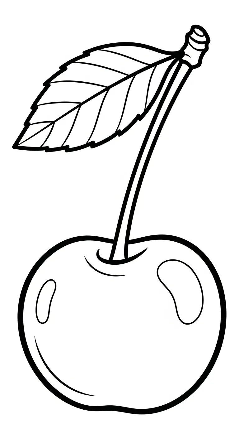 coloriage Cerise et decoupage a imprimer gratuit 1