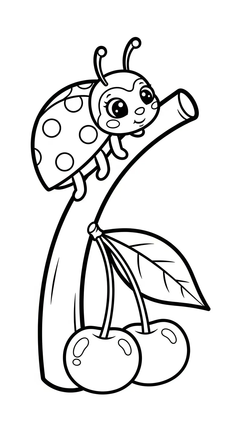 imprimer coloriage Cerise