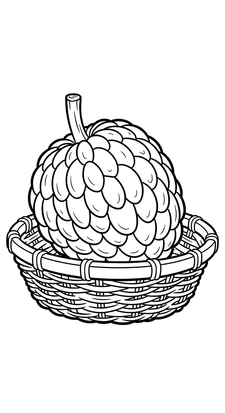 coloriage Chérimole à imprimer pour enfant de 2 ans