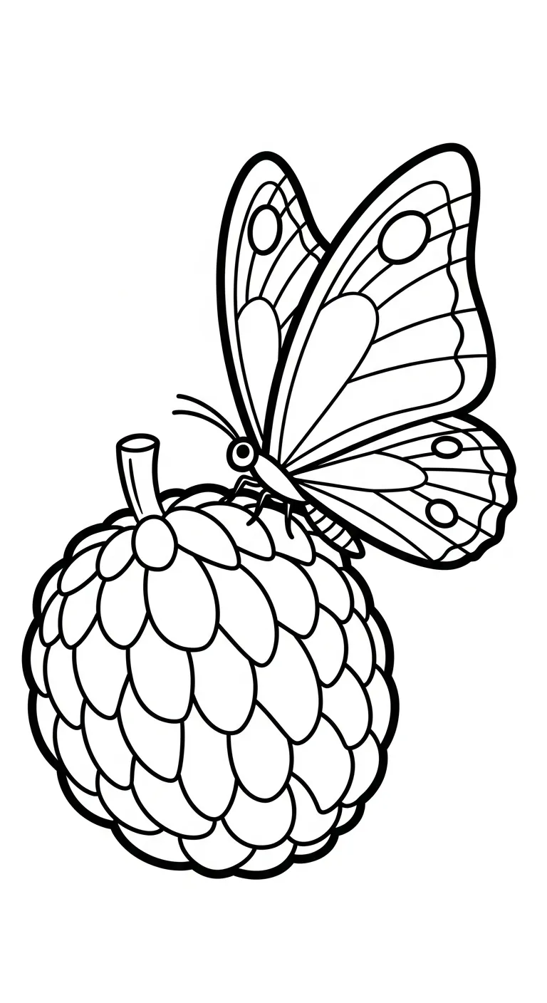 coloriage Chérimole à imprimer pour enfant de 3 ans