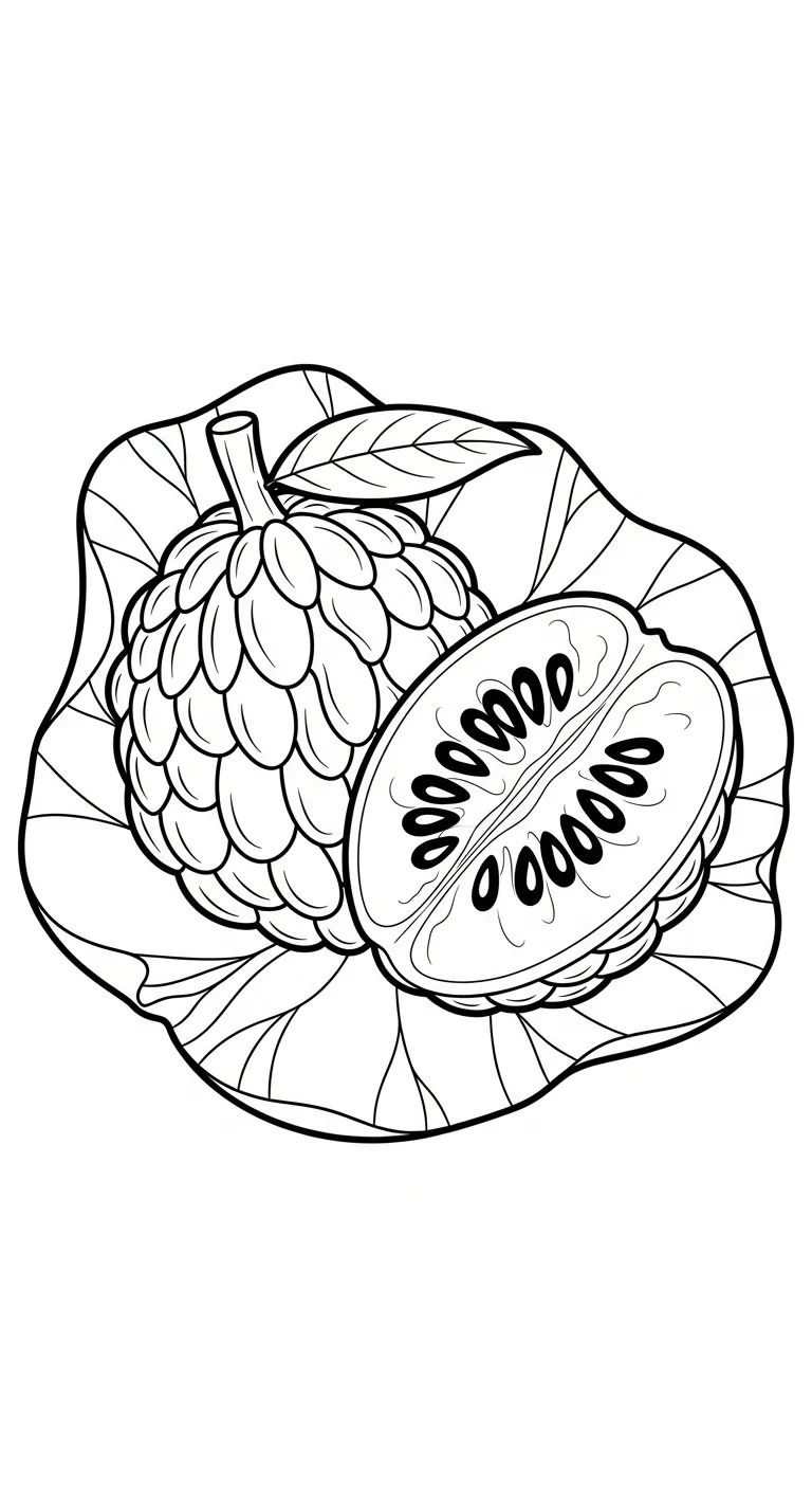 coloriage Chérimole à imprimer pdf gratuit