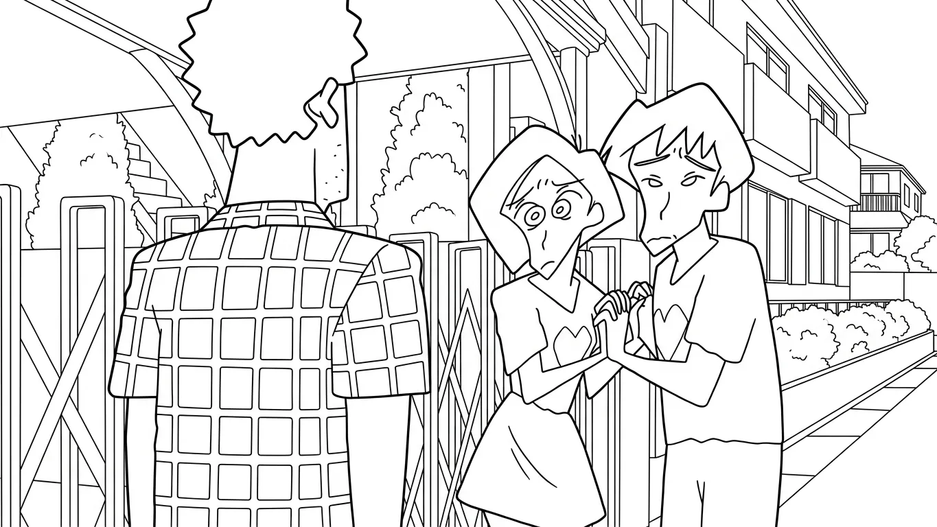 coloriage Crayon Shin chan a dessiner et imprimer
